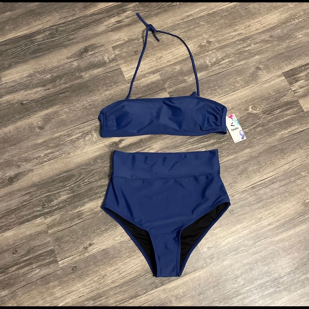 Upopby Navy Bikini Set sz Medium